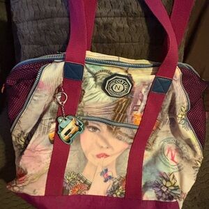 Nicole Lee Artistic Multicolor Backpack